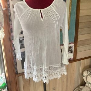 American Living peasant blouse nwot